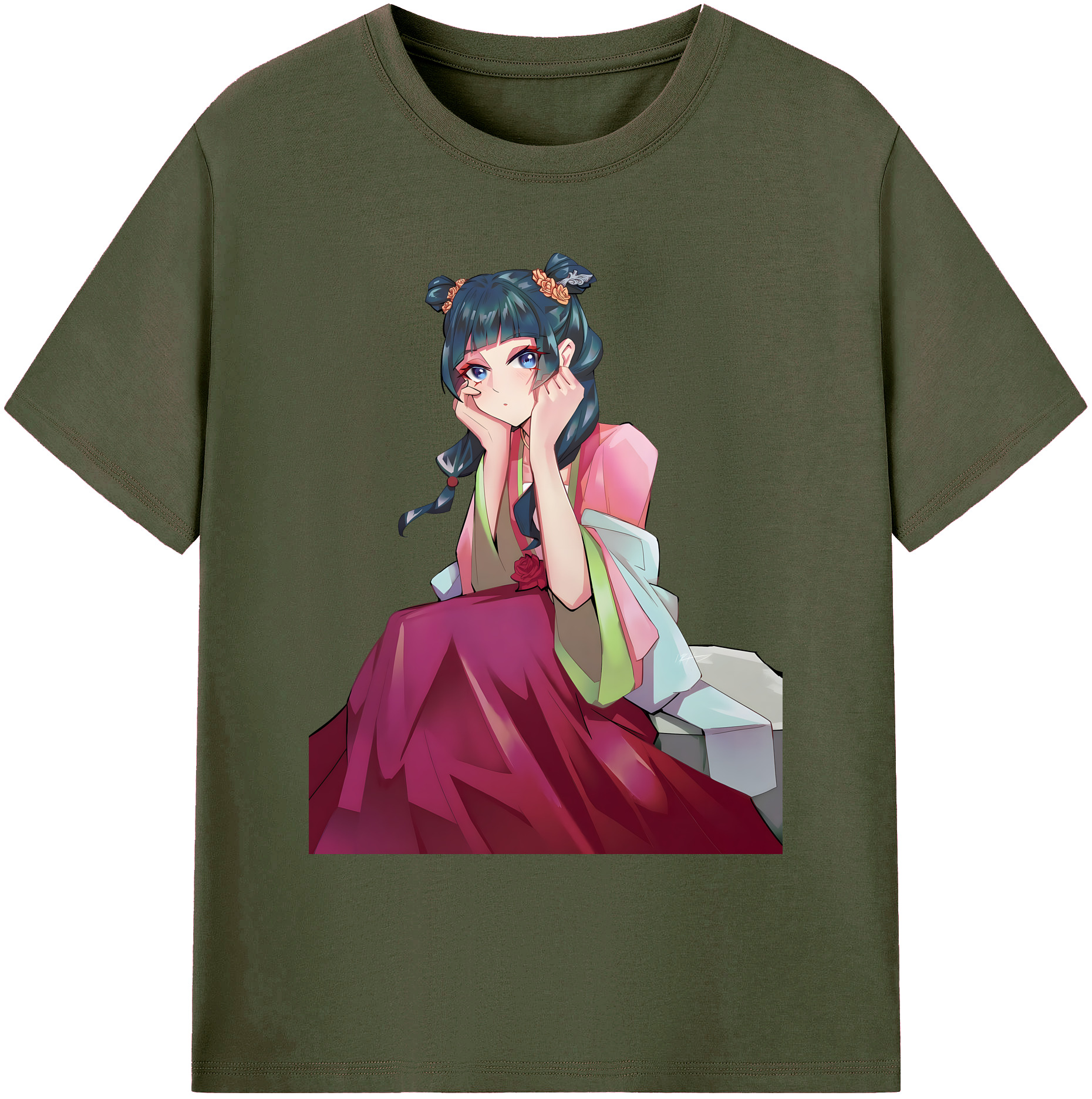 （画像用） 薬屋のひとりごと The Apothecary Diaries 綿100％ メンズ半袖Tシャツ｜肌触りやわらか＆通気性